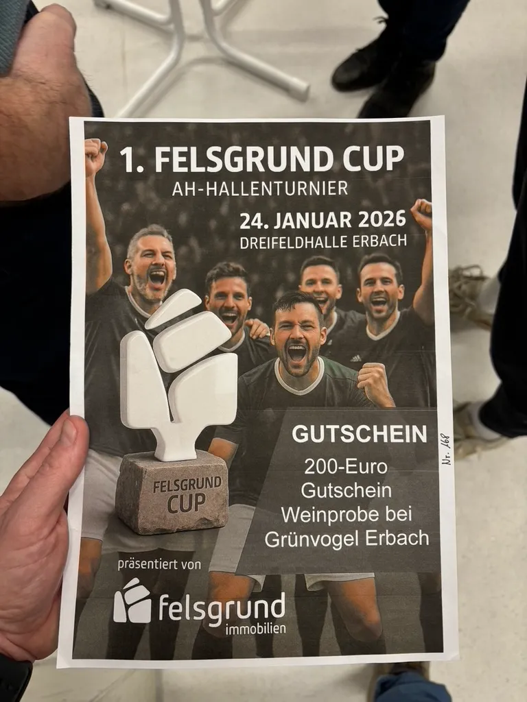 Felsgrund Cup — Flyer und Gutschein