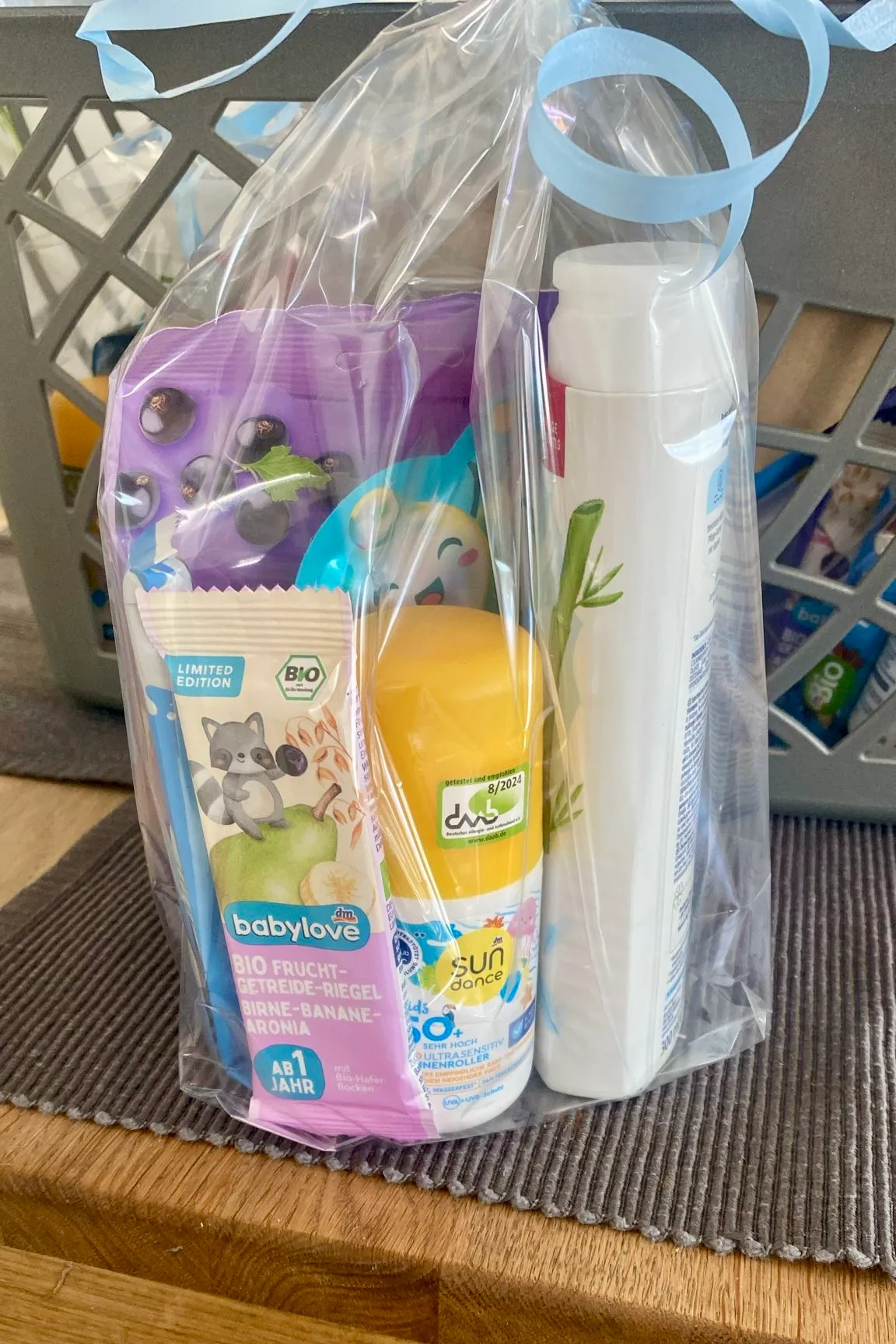 Wellness-Paket von dm — gesponsert von Mama Verena