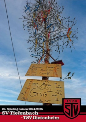 Titelseite Kickerle: SVT vs. TSV Dietenheim