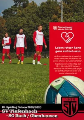 Titelseite Kickerle: SVT vs. SG Buch-Obenhausen