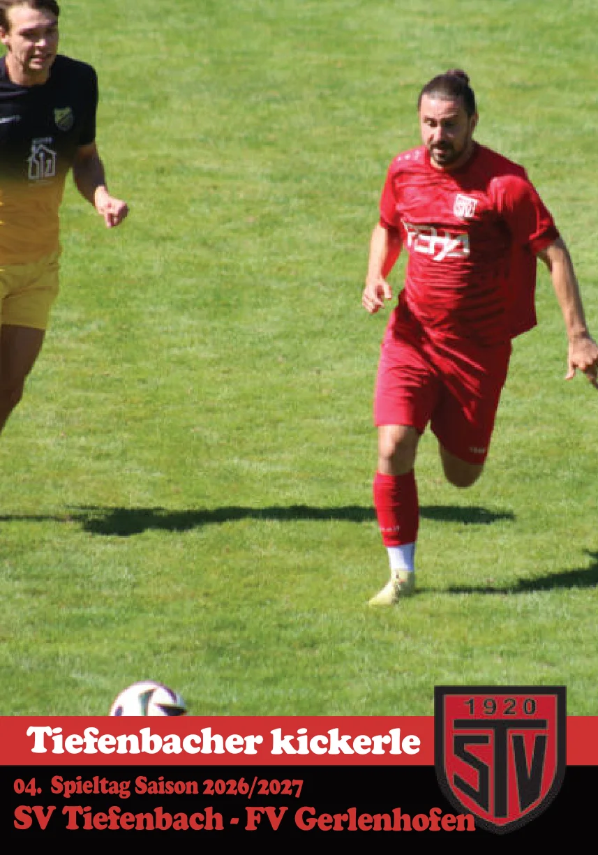 Neues Kickerle SVT – FV Gerlenhofen