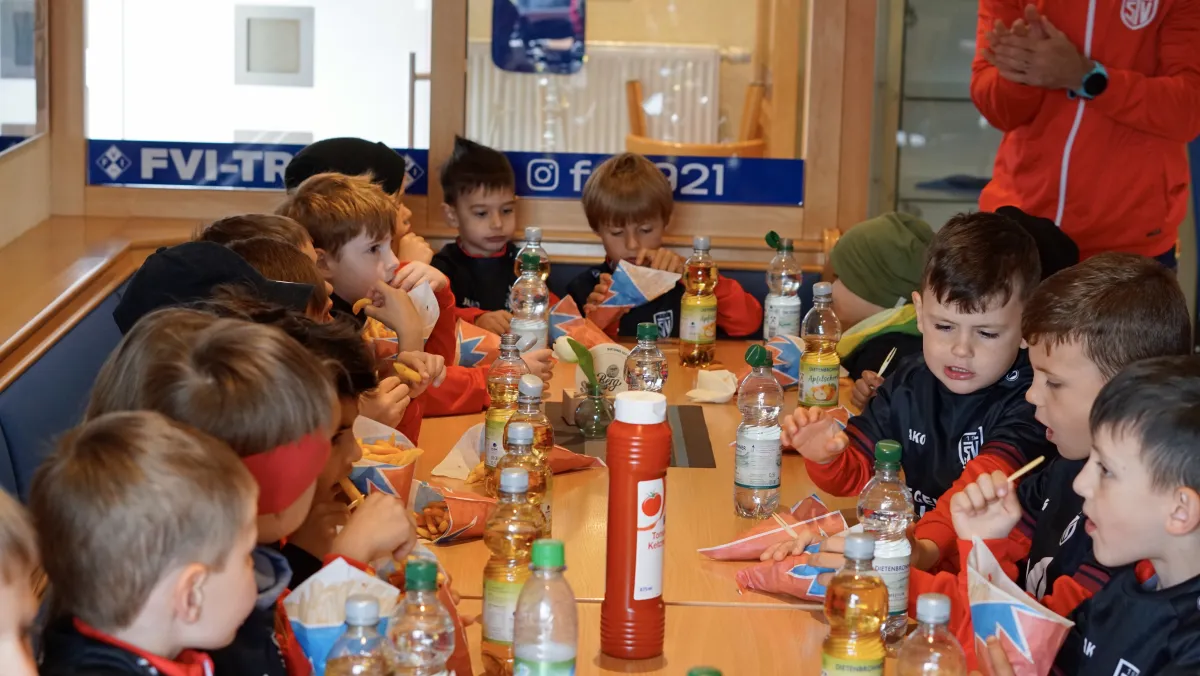 Verdiente Stärkung nach dem großen Auftritt